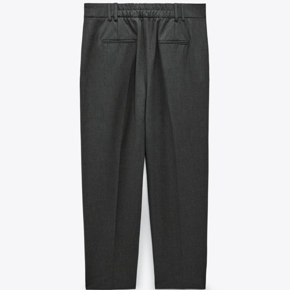 NWT GRAY OFFICE MENS STYLE PLEATED LIGHTWEIGHT PANTS. - Picture 3 of 8